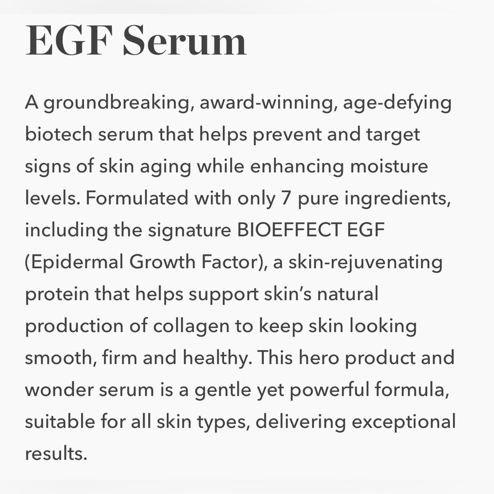 Bioeffect EGF Serum - NIB sealed - 15 ml - Picture 4 of 6